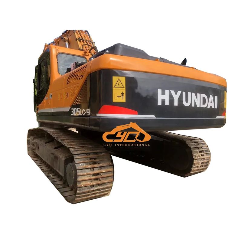 Capacidad del tanque de combustible de 255L cilindro hidráulico Excavadora Hyundai Usada En color original