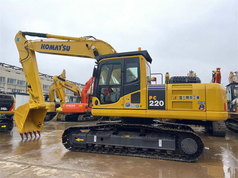 Comatsu PC220-8 Excavadora japonesa de uso usado Excavadora hidráulica de alto rendimiento de tamaño medio