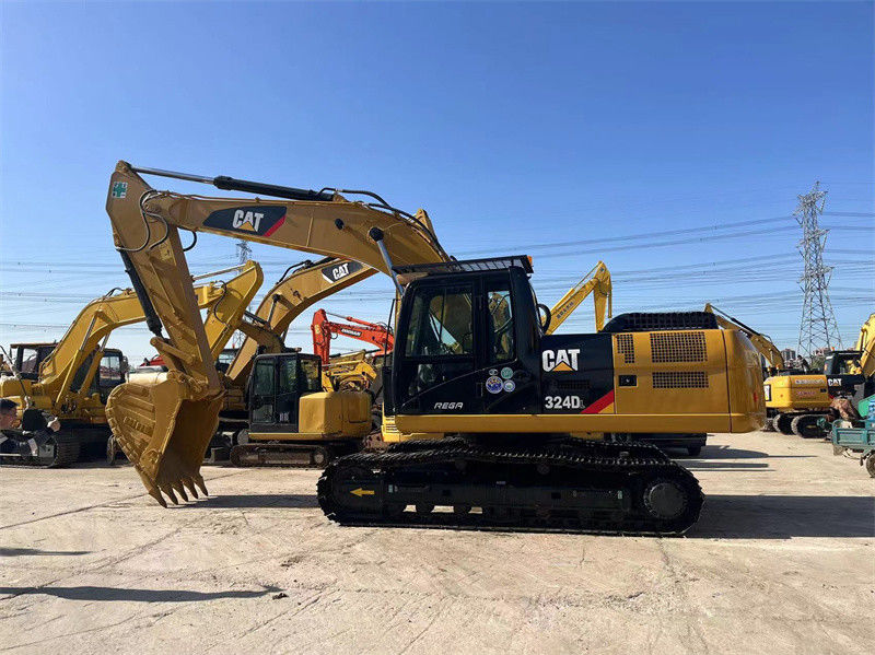 Excavadora de 24 toneladas usada CAT 324DL con motor C7 Excavadora de gato original
