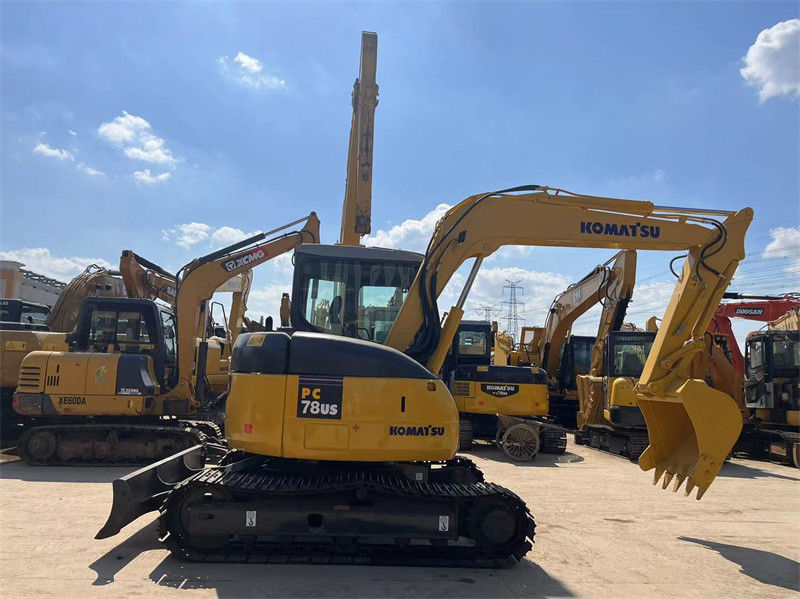 Japón original Usado Komatsu PC78us Excavadora de rastreo PC78US-6 Mini Excavadora
