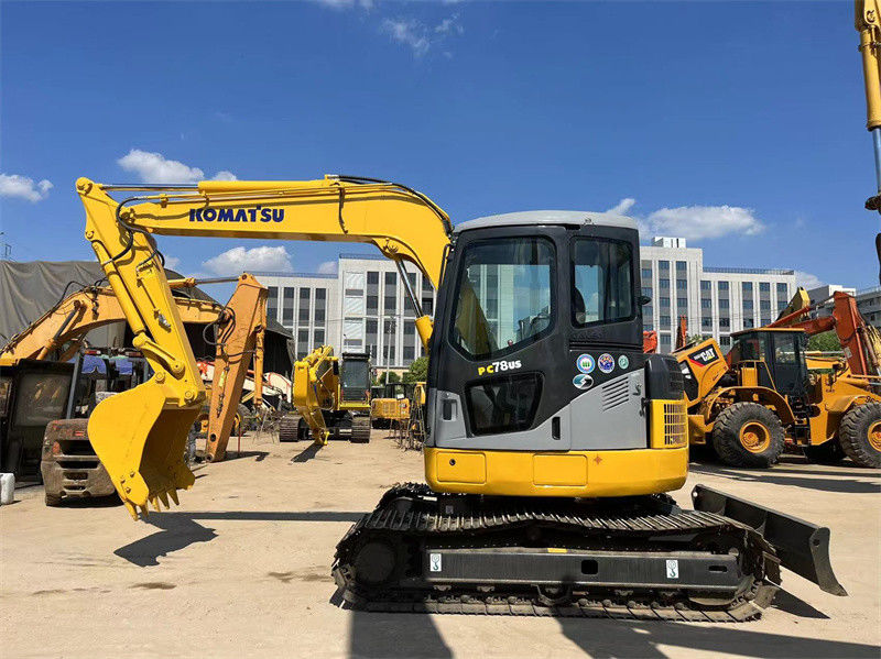 Japón original Usado Komatsu PC78us Excavadora de rastreo PC78US-6 Mini Excavadora
