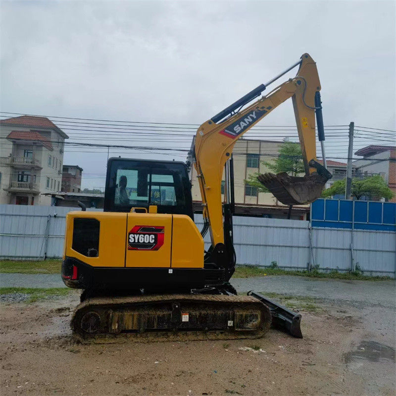 China Sany SY60C Pro Excavadora de segunda mano de 6 toneladas Sany sy60 Mini Excavadora