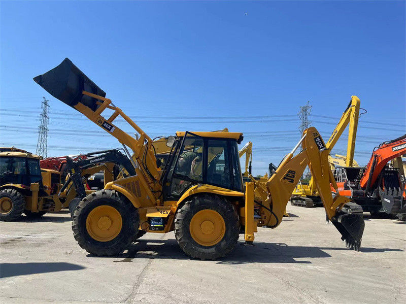 Origen EE.UU. Cargador de retroexcavadora de segunda mano JCB 4CX Cargador de retroexcavadora de ruedas