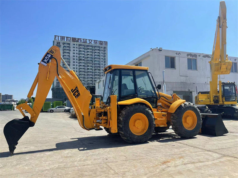 Origen EE.UU. Cargador de retroexcavadora de segunda mano JCB 4CX Cargador de retroexcavadora de ruedas