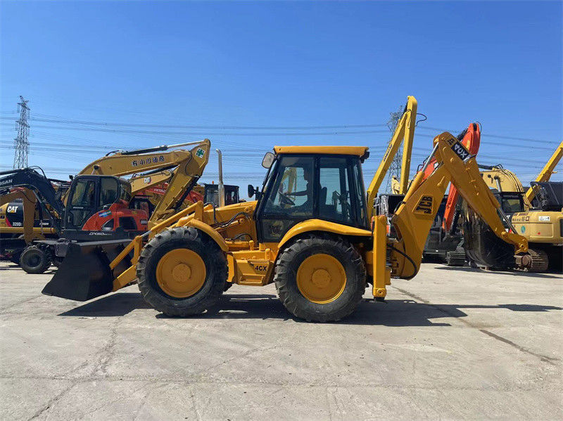 Origen EE.UU. Cargador de retroexcavadora de segunda mano JCB 4CX Cargador de retroexcavadora de ruedas