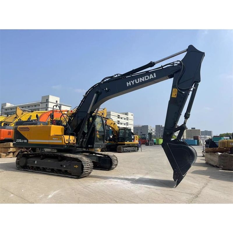 Excavadora de trabajo pesado Hyundai R220 9S Dimensión general 9.55m*2.99m*3.08m