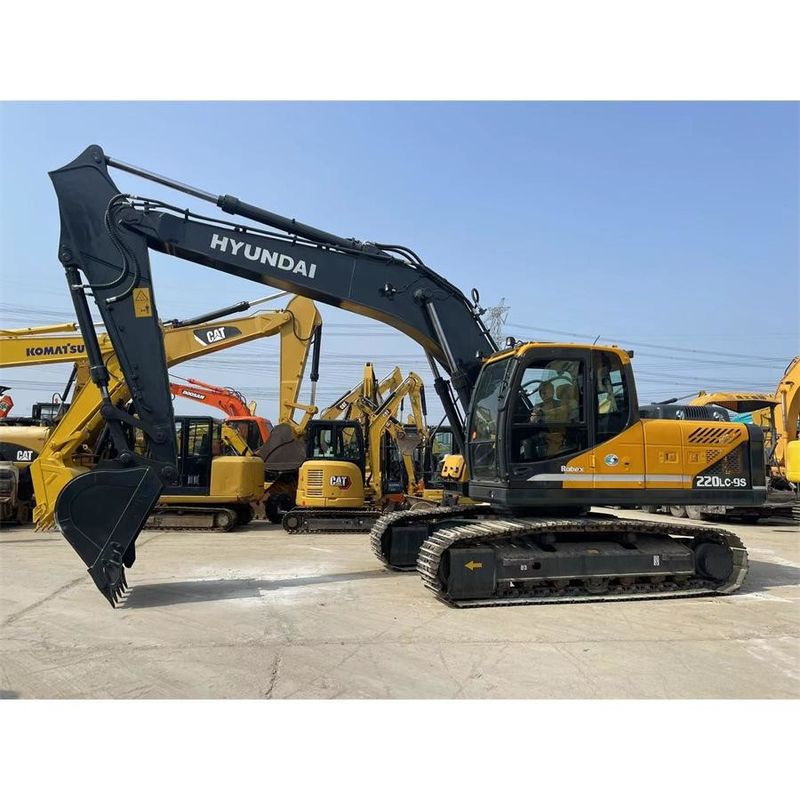 Excavadora de trabajo pesado Hyundai R220 9S Dimensión general 9.55m*2.99m*3.08m
