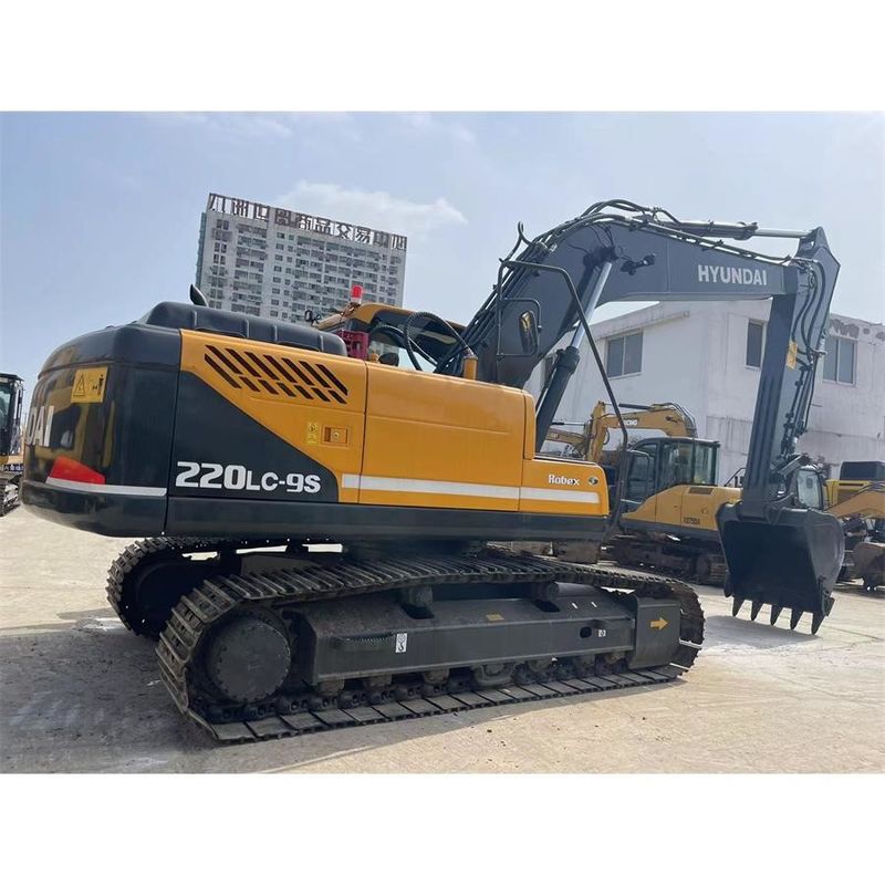Excavadora de trabajo pesado Hyundai R220 9S Dimensión general 9.55m*2.99m*3.08m