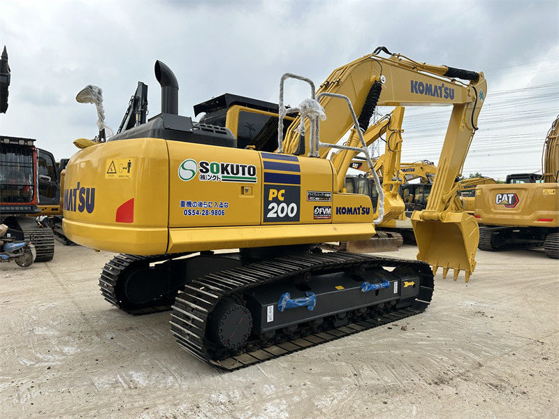 Excavadora japonesa de segunda mano Komatsu PC200-8 Excavadora hidráulica de tamaño mediano en excelente estado