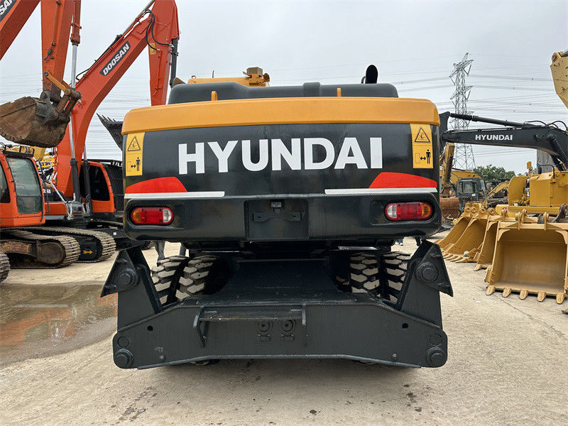 Rehabilitado Excavadora de ruedas Hyundai R210W-9 Usada Excavadora de ruedas Hyundai 21 de 210 toneladas