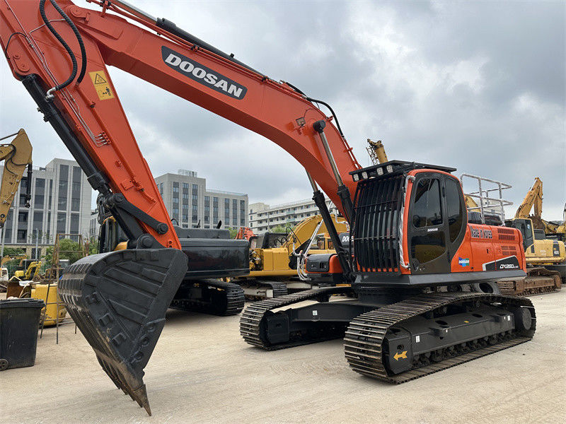 Potencia del motor de 180 KW Excavadoras usadas Doosan DX260 con capacidad de cubo de 1,2 M3