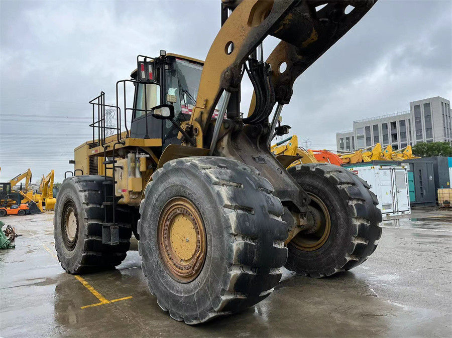 Color original CAT 986H Cargador de ruedas delanteras Potente motor C15