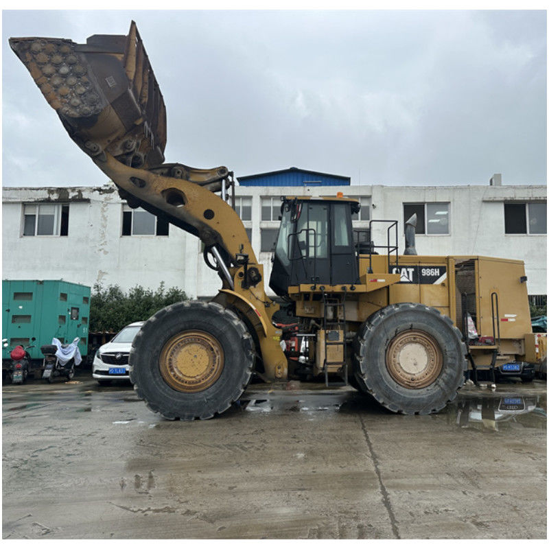 Cargador de ruedas de uso original CAT 986H Caterpillar CAT 986 Cargador de extremo frontal grande