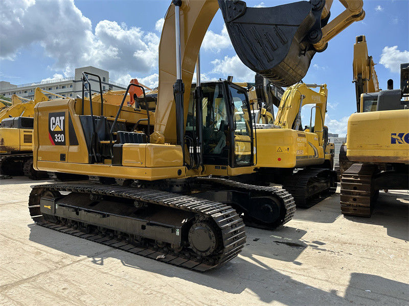 Usado CAT 320 Excavadora 6 cilindros motor C7.1 de segunda mano Caterpillar 320 excavadora