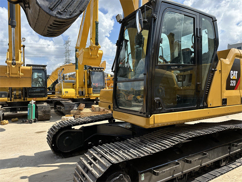 Usado CAT 320 Excavadora 6 cilindros motor C7.1 de segunda mano Caterpillar 320 excavadora