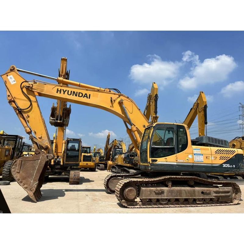 Potente de 30 toneladas de color original Hyundai R305LC Excavadora de trabajo pesado