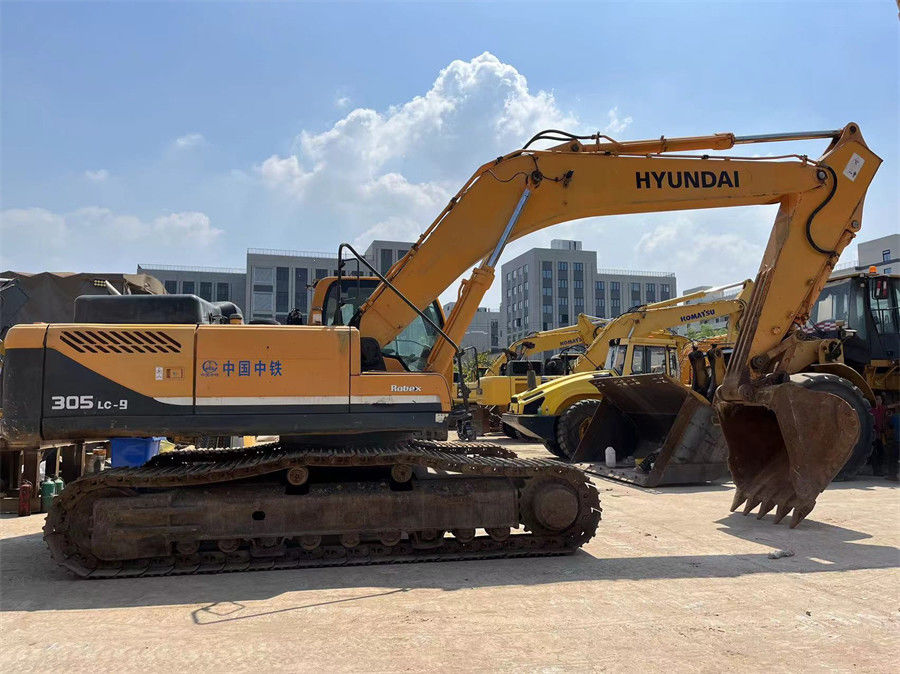 Potente de 30 toneladas de color original Hyundai R305LC Excavadora de trabajo pesado