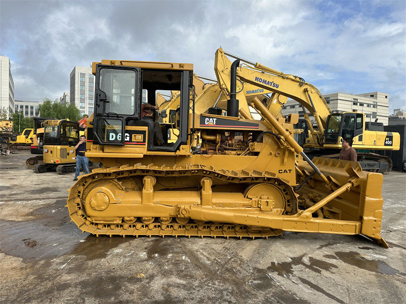 Repintado Usado CAT D6G Bulldozer Usado Caterpillar D3C D5B D6 Dozer en buen estado