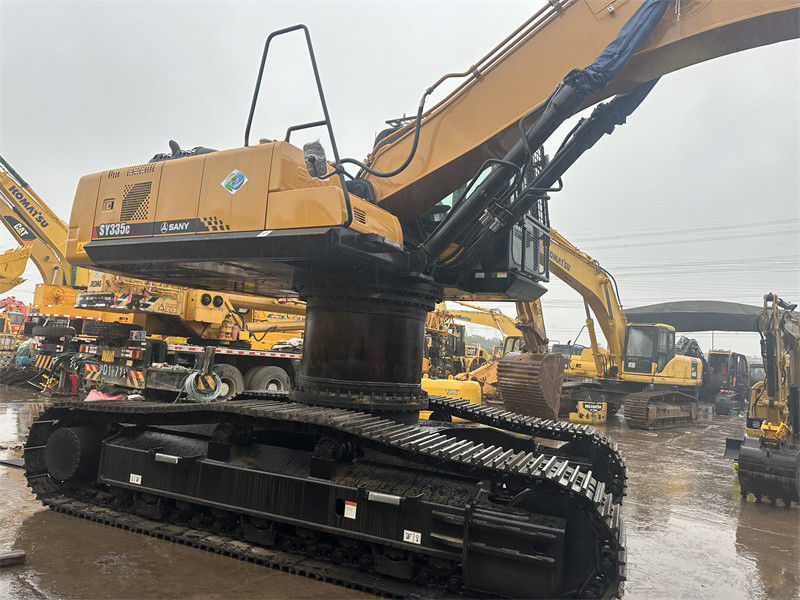 Nueva China excavadora Sany sy335C chasis elevado excavadoras de 33 toneladas