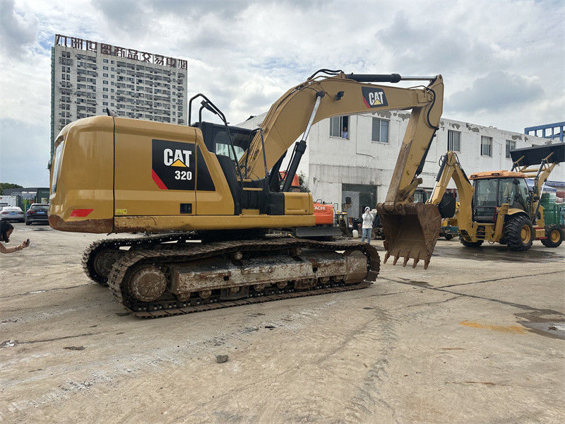 Excavadora original usada CAT 320 con motor C4.4 Excavadora Caterpillar 320