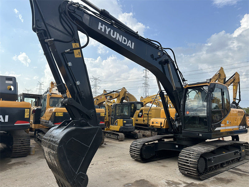 22 toneladas Corea Usado Hyundai R220LC-9S Excavadora Hyundai 220 Crawler Excavadora