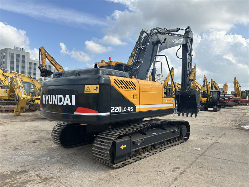 22 toneladas Corea Usado Hyundai R220LC-9S Excavadora Hyundai 220 Crawler Excavadora