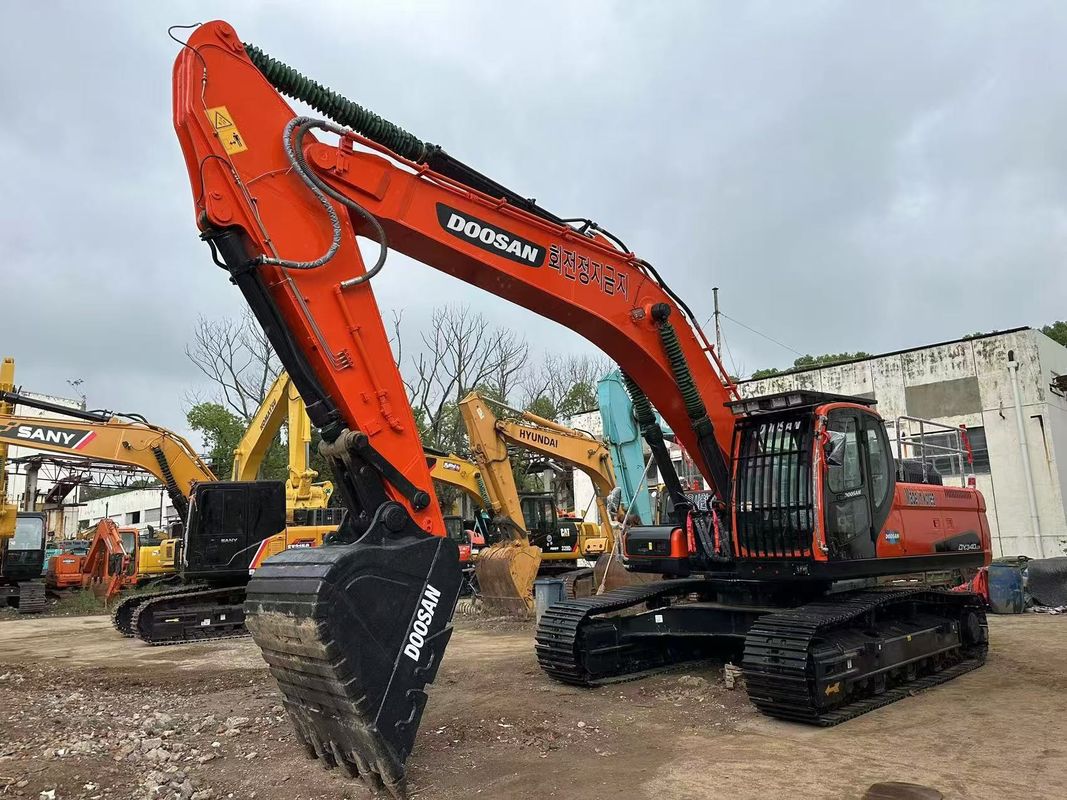 Excavadora usada de 34 toneladas Doosan DX340LCA Excavadora de segunda mano Doosan DX340 Crawler