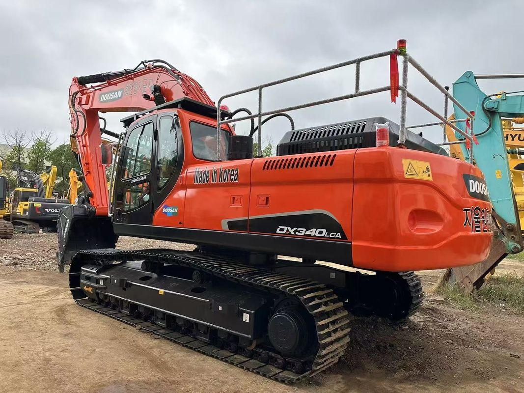 Excavadora usada de 34 toneladas Doosan DX340LCA Excavadora de segunda mano Doosan DX340 Crawler