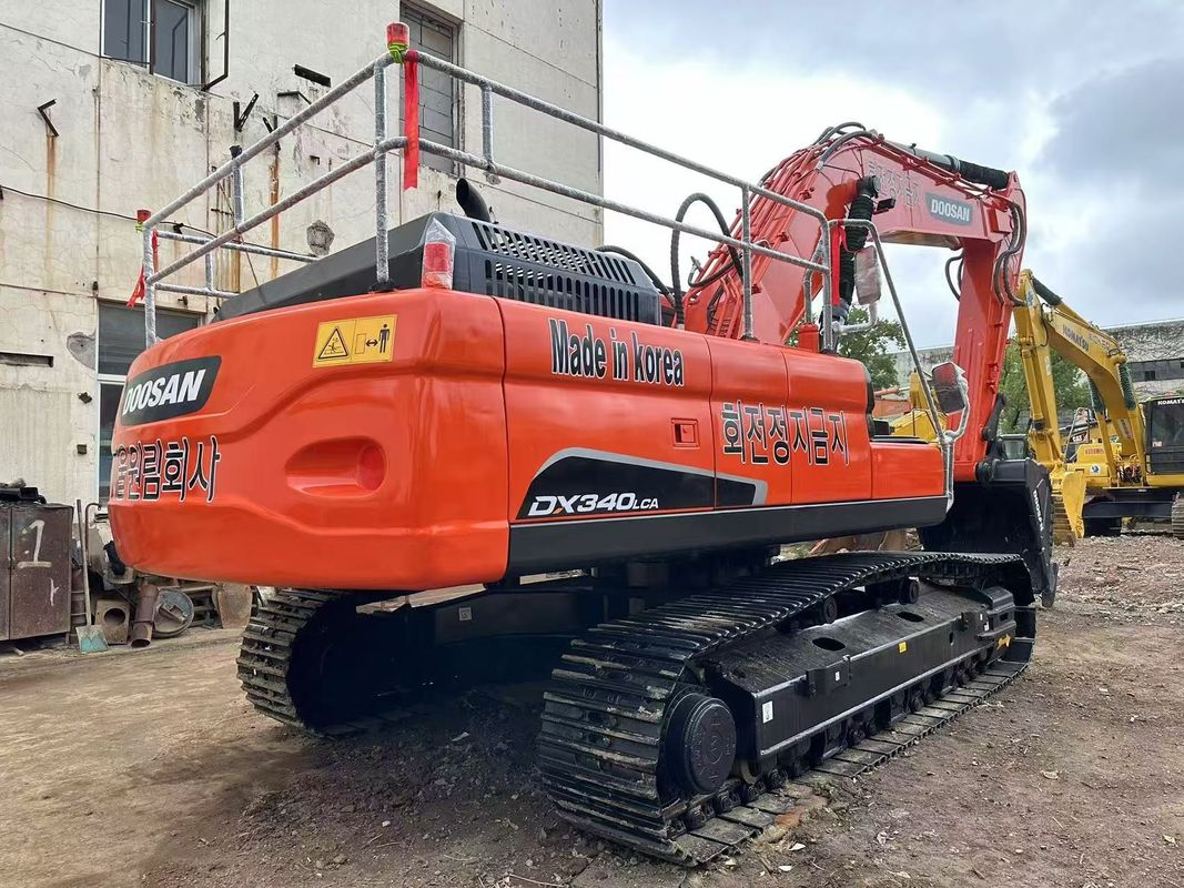 Excavadora usada de 34 toneladas Doosan DX340LCA Excavadora de segunda mano Doosan DX340 Crawler