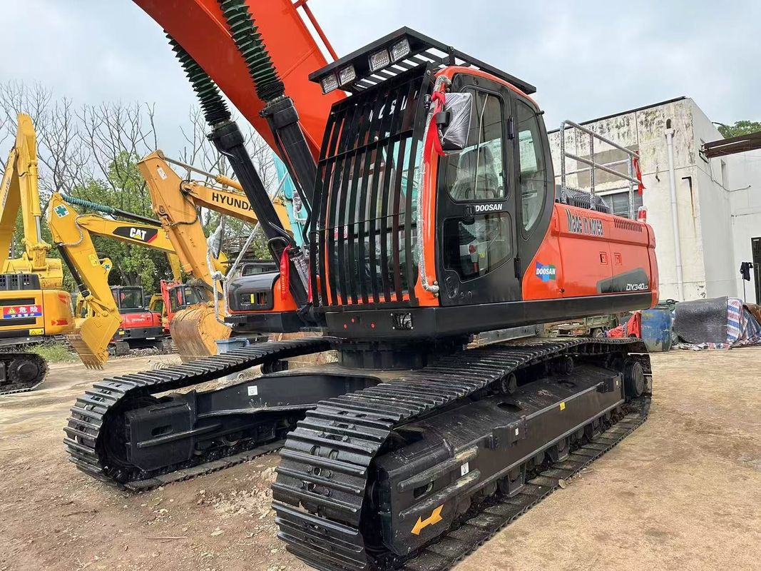 Excavadora usada de 34 toneladas Doosan DX340LCA Excavadora de segunda mano Doosan DX340 Crawler