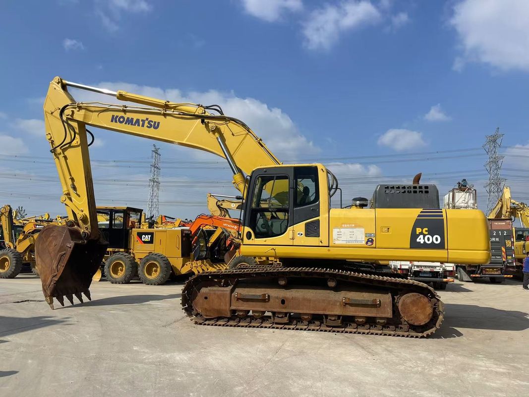 Japón Original Usado Komatsu PC400-8 Gran excavadora de 40 toneladas excavadora Komatsu PC400
