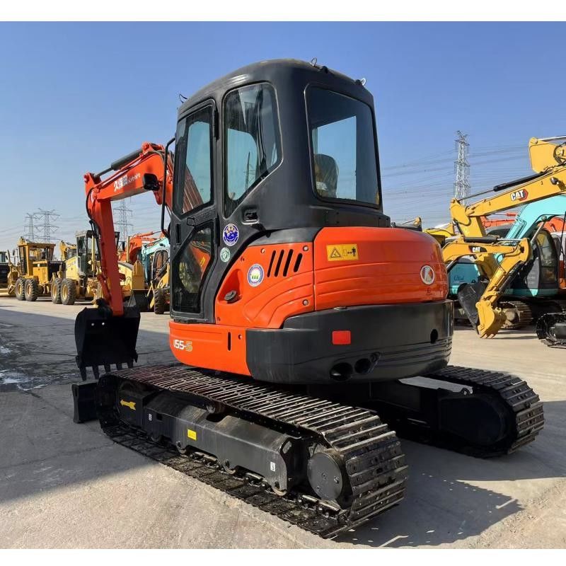 Kubota KX155 Japón Excavadora 36.5 KN Fuerza de excavación de cubos para la construcción