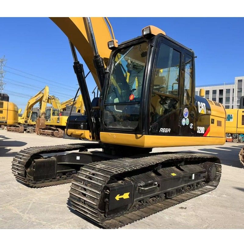 Excavadora Caterpillar 320 D con motor eléctrico C6.4 Motor para la construcción