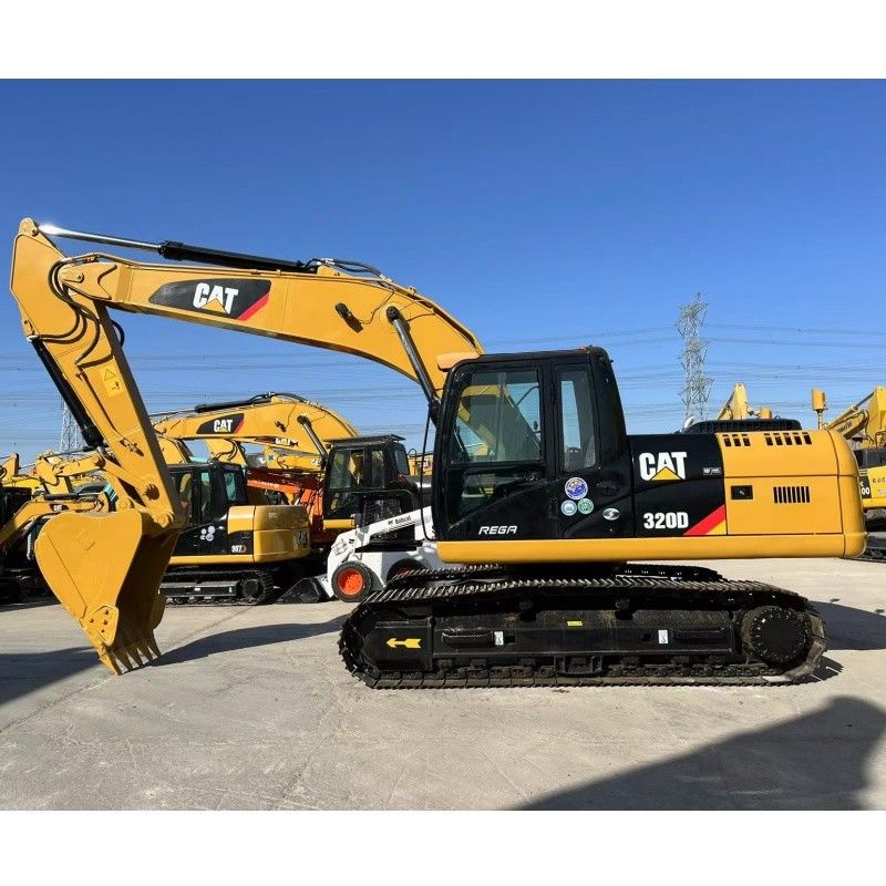 Excavadora Caterpillar 320 D con motor eléctrico C6.4 Motor para la construcción