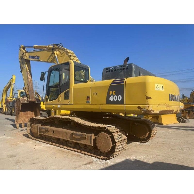 Excavadora Komatsu PC400 de segunda mano 270 KW Potencia del motor para construcción pesada