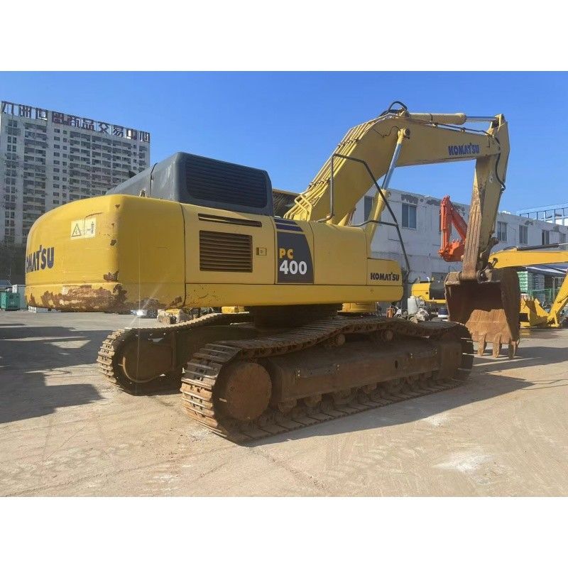 Excavadora Komatsu PC400 de segunda mano 270 KW Potencia del motor para construcción pesada