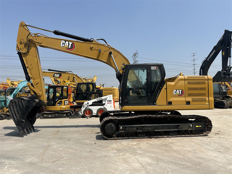 Excavadora usada CAT 323 con motor C7.1 Excavadora de segunda mano Caterpillar año 2018
