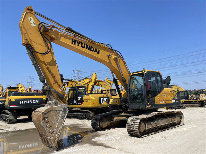 Pintura original de Corea Usado Hyundai R220LC-9S Excavadora Hyundai 220 Crawler Excavadora