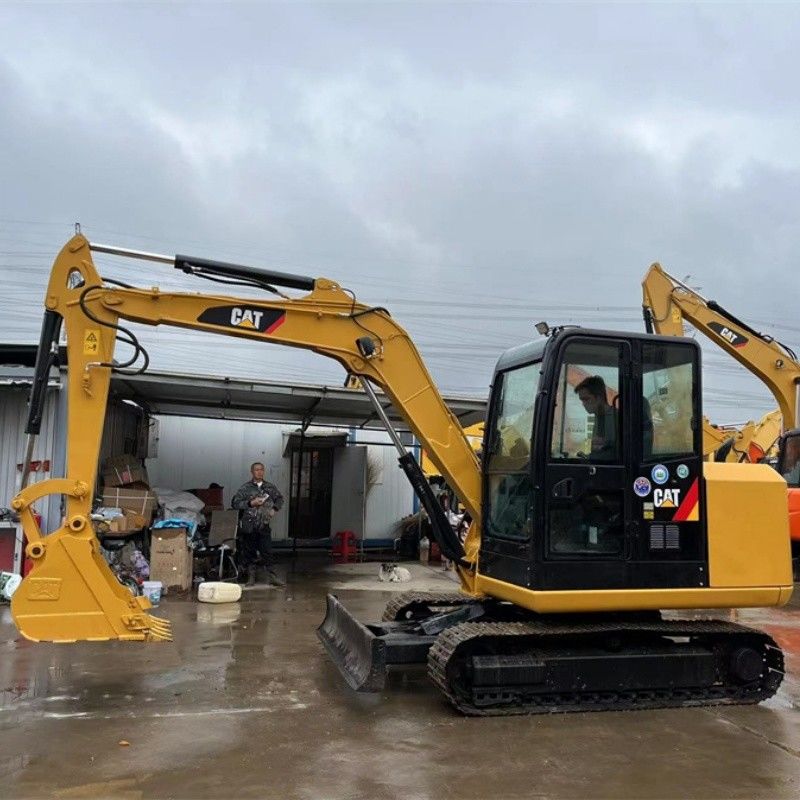 Excavadora pequeña de 5 toneladas CAT 305.5E2 con motor diesel C2.4 de tamaño compacto