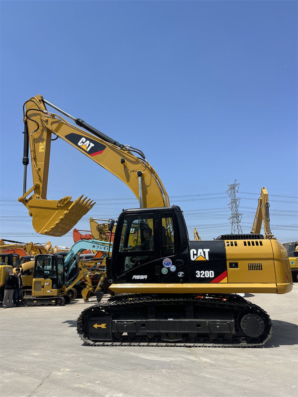 Excavadora CAT 320D usada de 20 toneladas repintada Excavadora Caterpillar 320D 320C 320DL usada