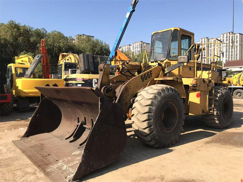 Pintura original Cargador de ruedas usado CAT 966F Cargador frontal de segunda mano Caterpillar CAT 966