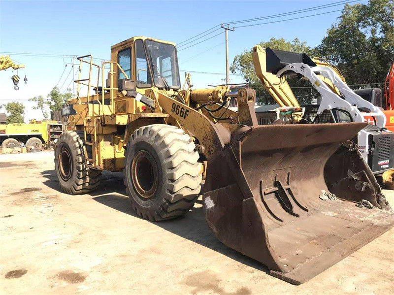 Pintura original Cargador de ruedas usado CAT 966F Cargador frontal de segunda mano Caterpillar CAT 966