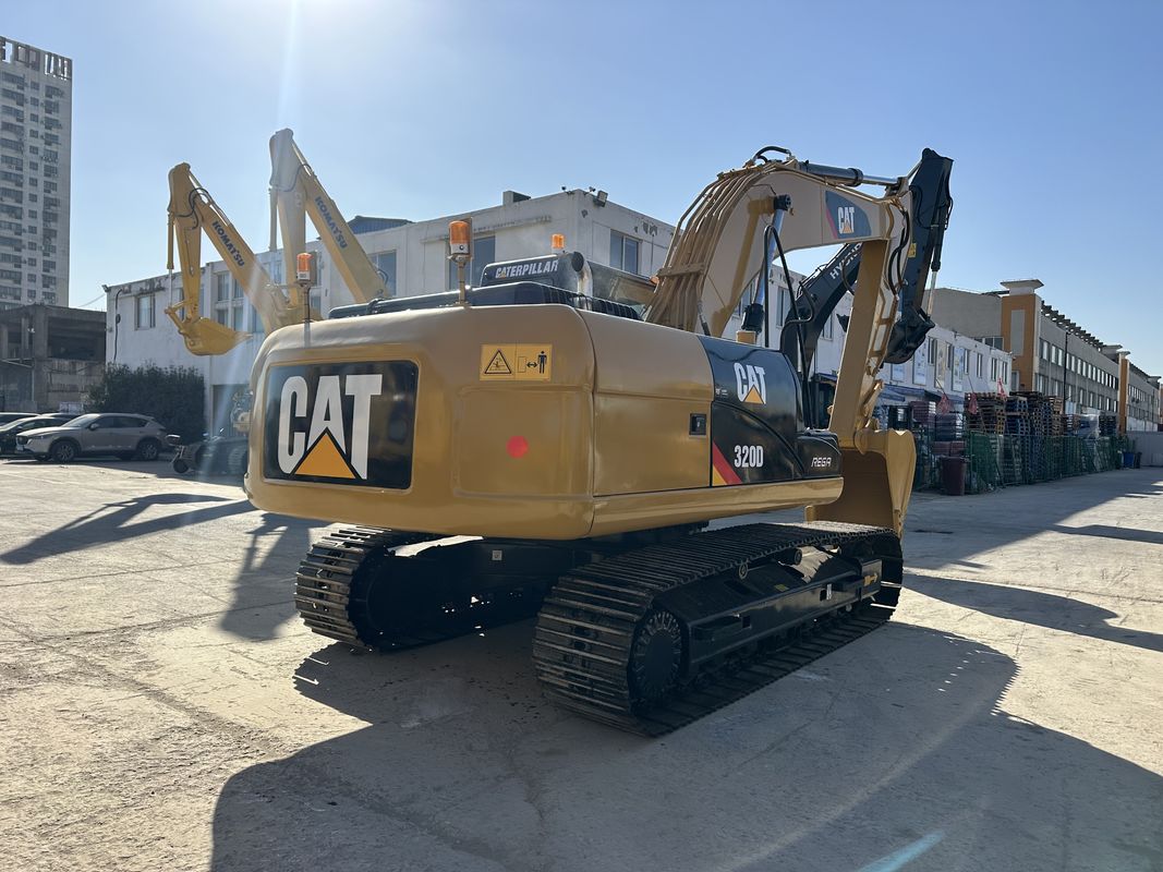 Excavadora usada CAT 320D de 20 toneladas de segunda mano CAT 320 Excavadora mediana