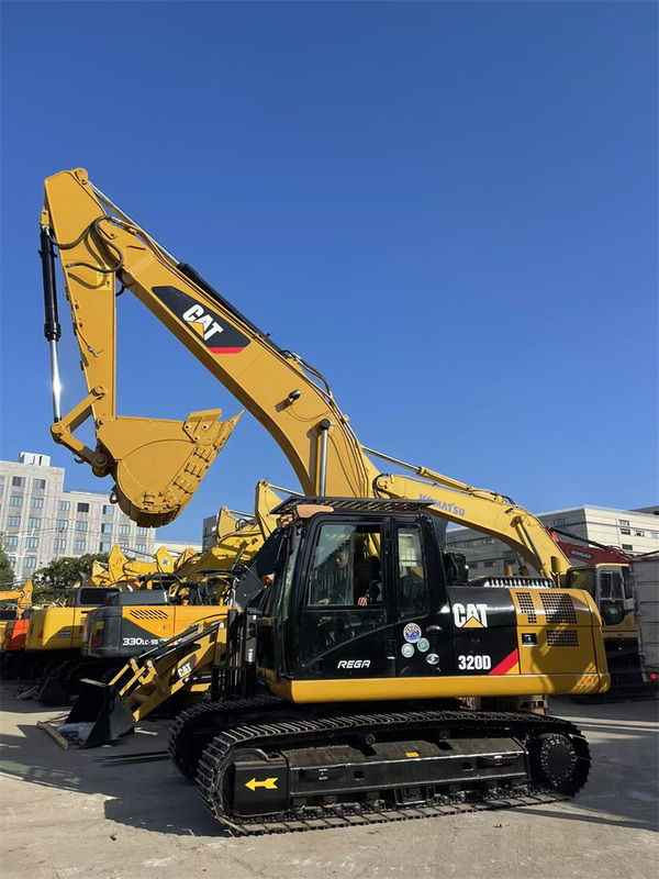 Excavadora CAT 320D usada de 20 toneladas Excavadora Caterpillar de segunda mano con pocas horas de trabajo