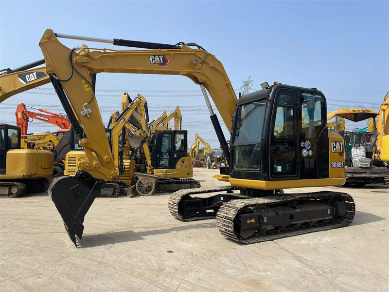 Excavadora Caterpillar 308E2 Mini Excavadora hidráulica diseñada para bajos costos de operación y en diversas aplicaciones