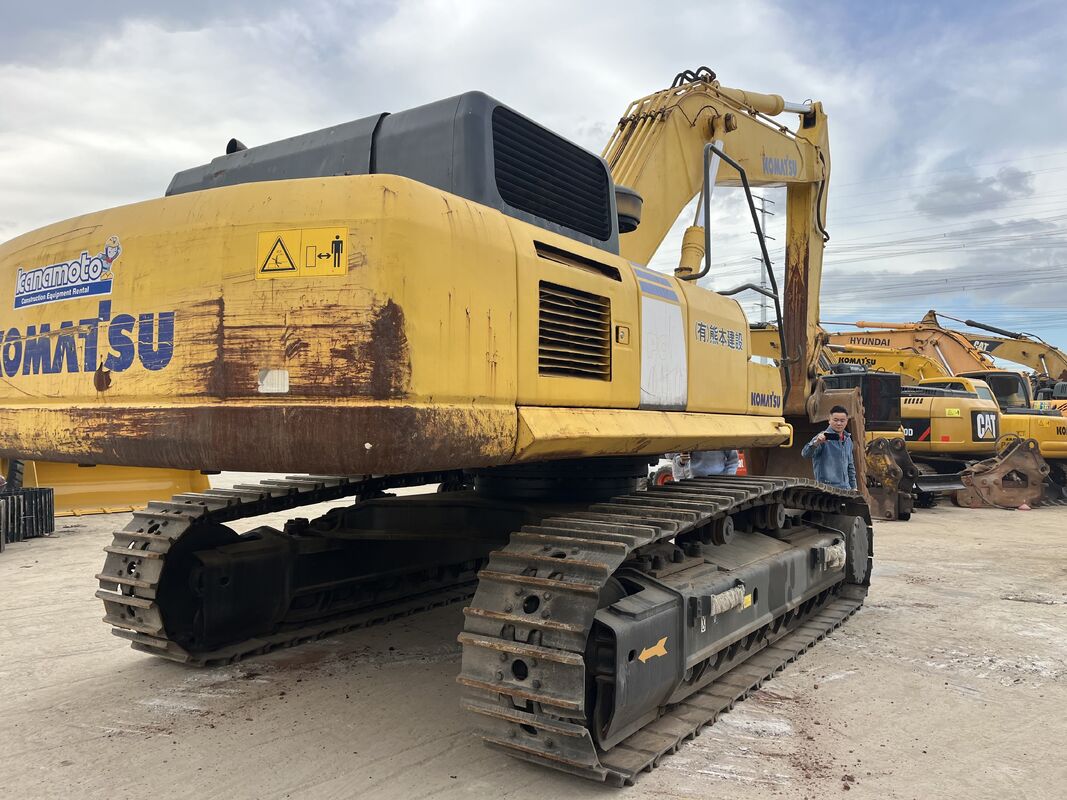 Gran excavadora de 45 toneladas usada Komatsu PC450-8 con excavadora hidráulica de nivel 3 y motor de 257 KW