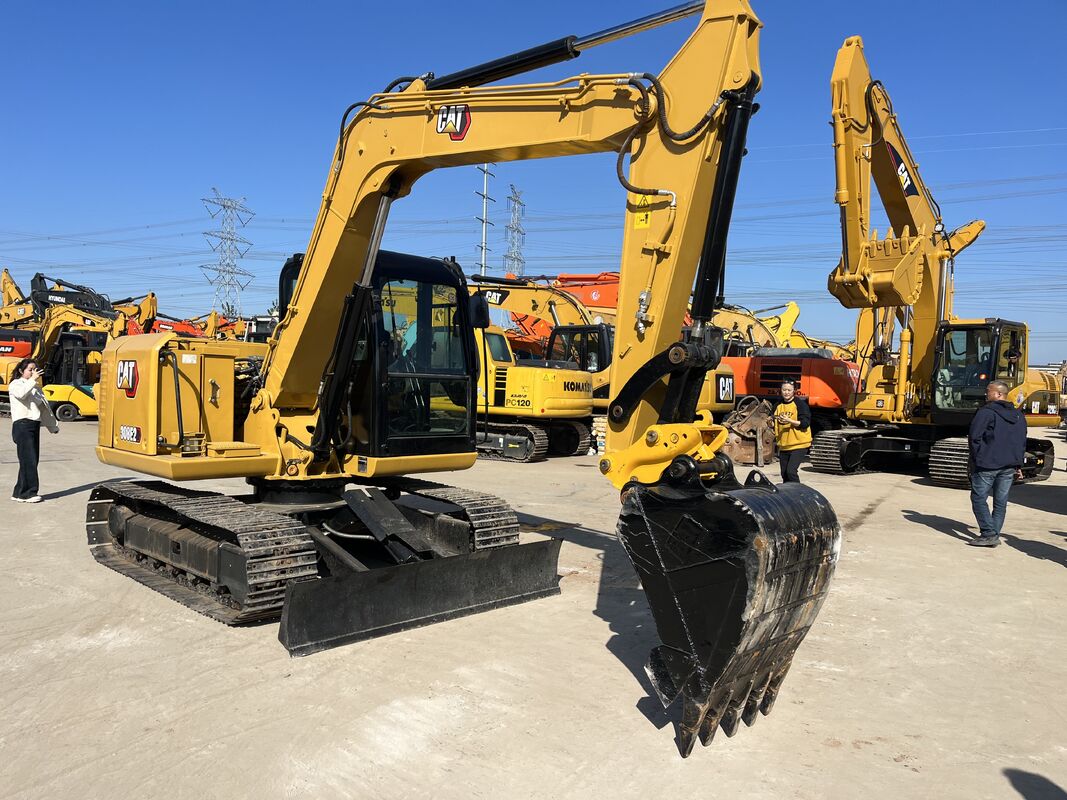 Mini excavadora en buen estado de 8 toneladas, excavadora Caterpillar 308E2 en venta