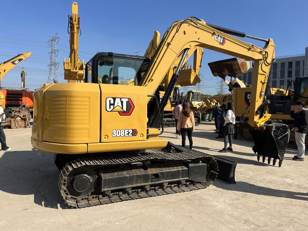 Mini excavadora en buen estado de 8 toneladas, excavadora Caterpillar 308E2 en venta