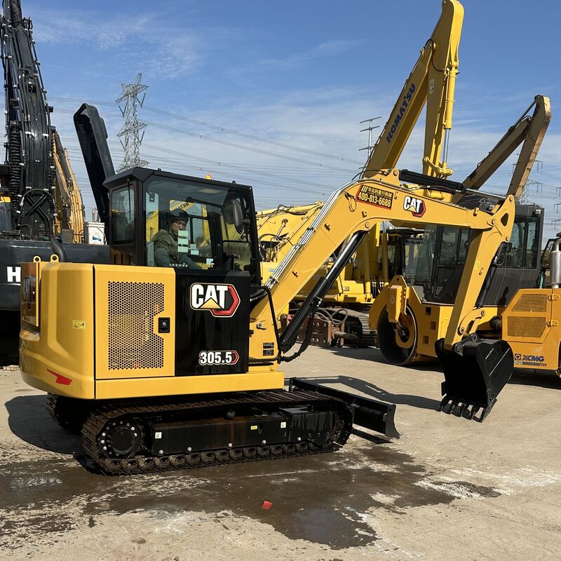 Excavadora CAT 305.5 Nueva. Excavadoras de orugas compactas Caterpillar 305.5 de 5.5 toneladas