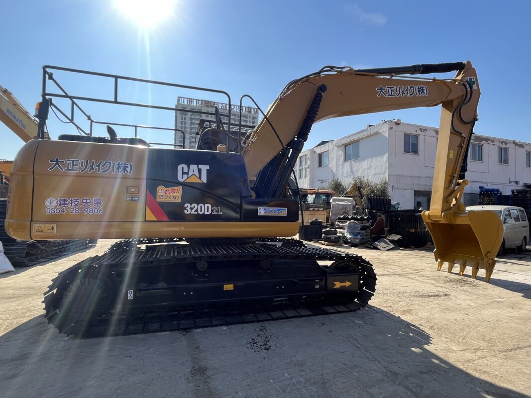 Excavadora de gato usada 320D2L con informe de maquinaria probada y motor original para operaciones de construcción confiables